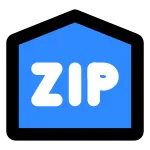 Zip SVG Icon